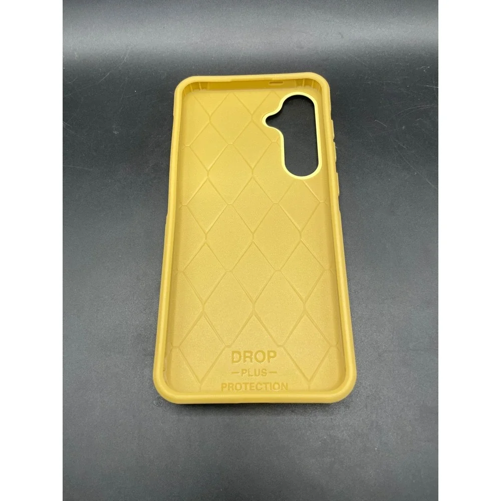 Samsung Galaxy S24 Plus Case Yellow Military Grade Drop Protection Shockproof